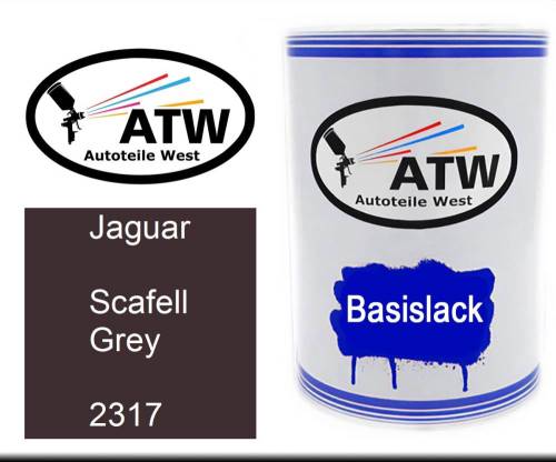 Jaguar, Scafell Grey, 2317: 500ml Lackdose, von ATW Autoteile West.